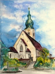 nach Aquarell Rieger von 1991